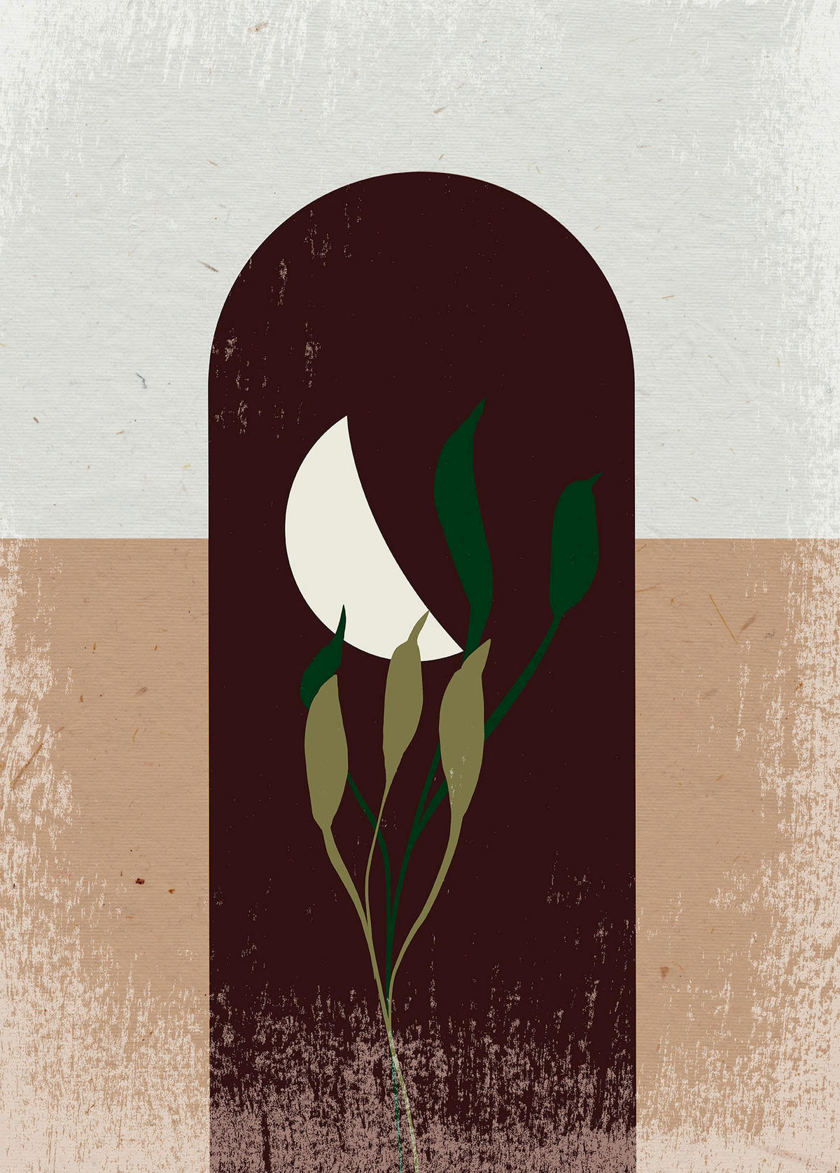 Komar Poster Silence Half Moon Silence Half Moon - Komar