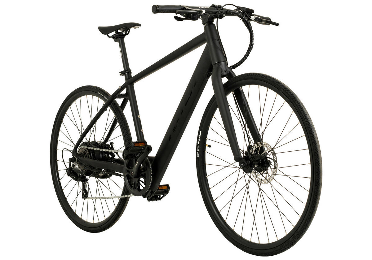 TOTEM E-Bike HMR 317E 28 Zoll Rahmenhöhe 52 cm 7 Gänge schwarz schwarz ca. 250 W ca. 28 Zoll HMR - schwarz - TOTEM