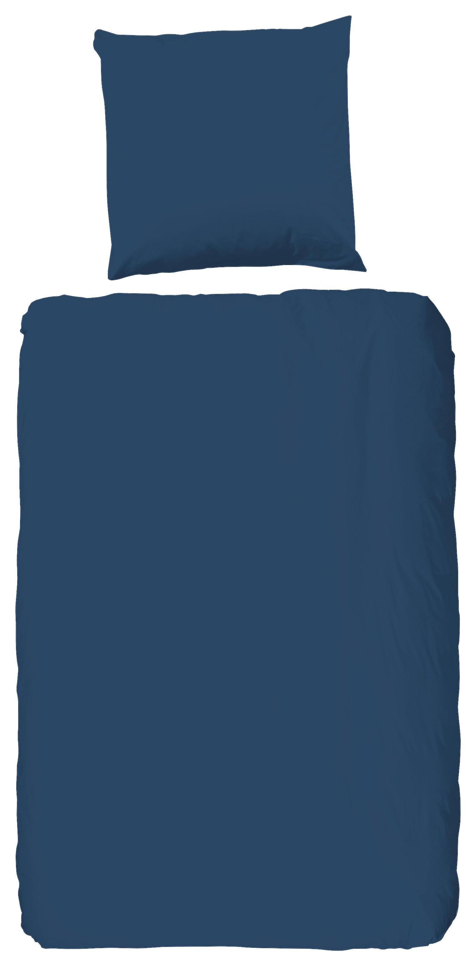 Baumwoll Bettwäsche Bettwäsche-Baumwolle_uni denim - jeans (135,00/200,00cm) - Good Morning