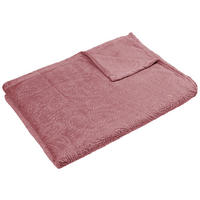 Flanelldecke Flanelldecke_XXL_Paisley 160x220cm - rosenholz (160,00/220,00cm)