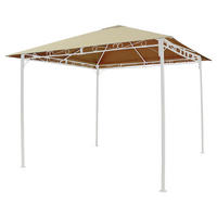 Grasekamp Ersatzdach für Pavillon Antik beige Polyester-Mischgewebe B/L: ca. 296x296 cm Antik - beige (296,00/296,00cm) - Grasekamp