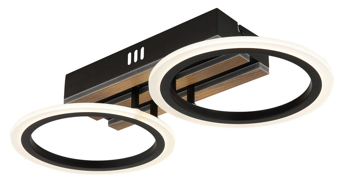 GLOBO Deckenventilator Deckenleuchte-Blevins - schwarz (51,00/27,00/12,00cm) - GLOBO