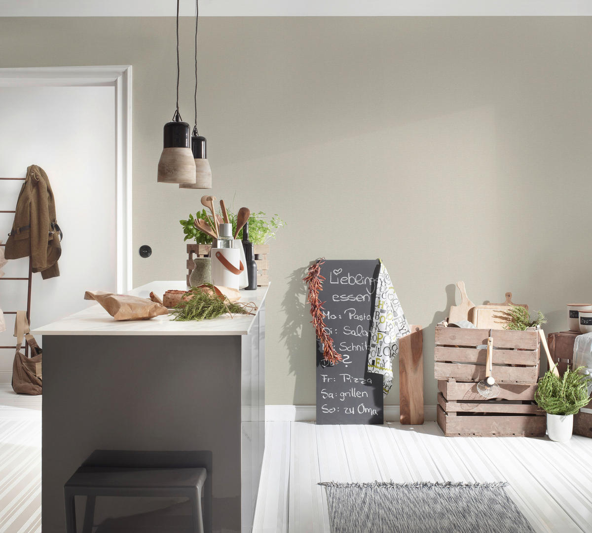 A.S.Creation Vliestapete Attractive Uni grau B/L: ca. 53x1005 cm Attractive - grau (53,00/1005,00cm) - A.S.Creation