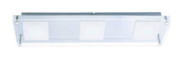 Näve Leuchten LED Wandleuchte Edingburgh Chrom Acryl Edelstahl B/H/L: ca. 12x4,7x44 cm 1 Brennstellen Edingburgh - Chrom (44,00/12,00/4,70cm) - Näve Leuchten