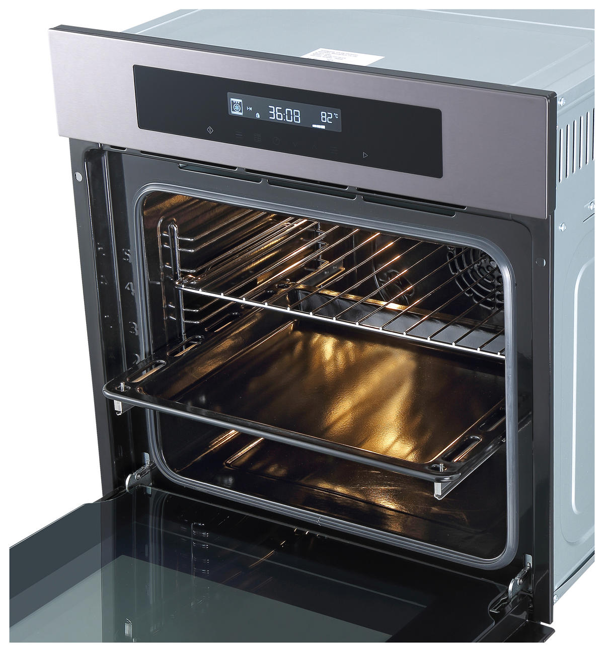 Respekta Backofen DIGI8Blacksteel Blacksteel Edelstahl B/H/T: ca. 59,5x59,5x57,5 cm DIGI8Blacksteel - Blacksteel (59,50/59,50/57,50cm) - Respekta