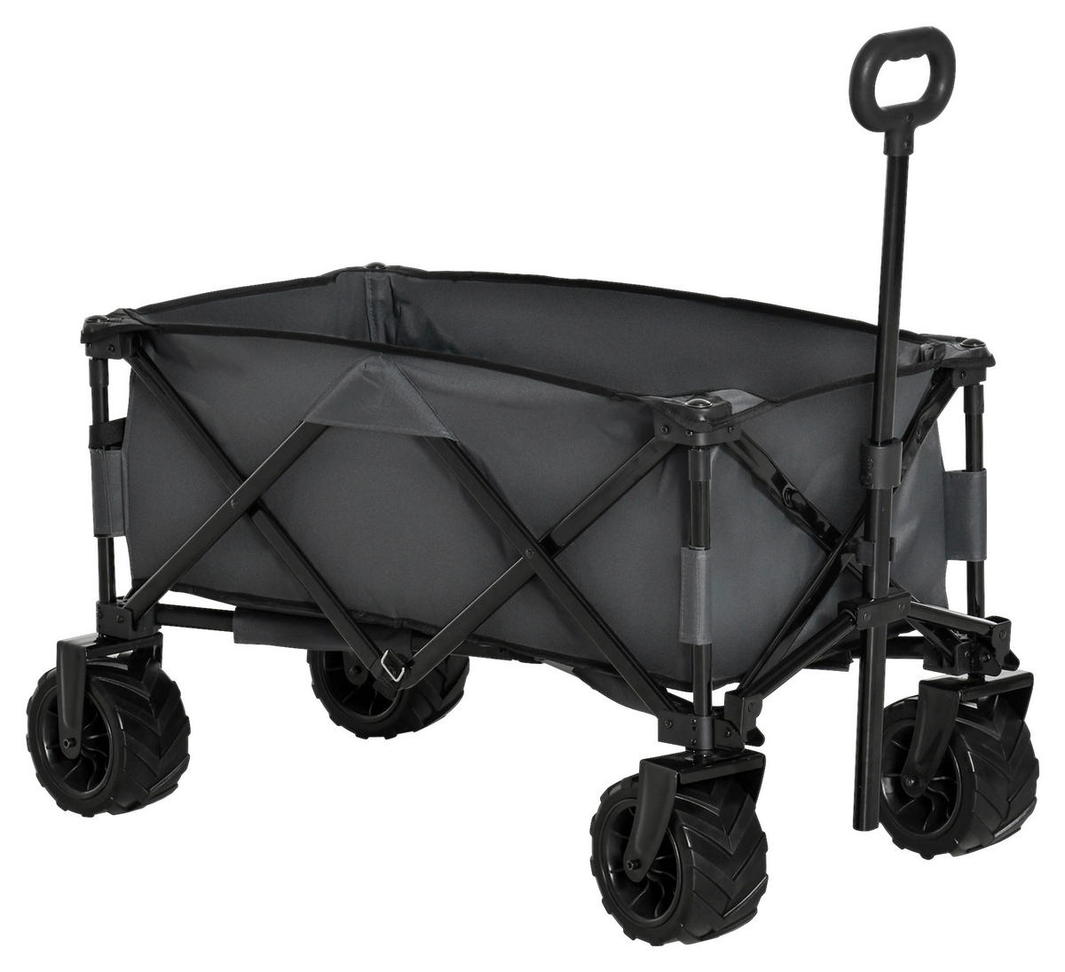 Outsunny Transportwagen grau B/H/L: ca. 55x61x108 cm Transportwagen - grau (108,00/55,00/61,00cm) - Outsunny