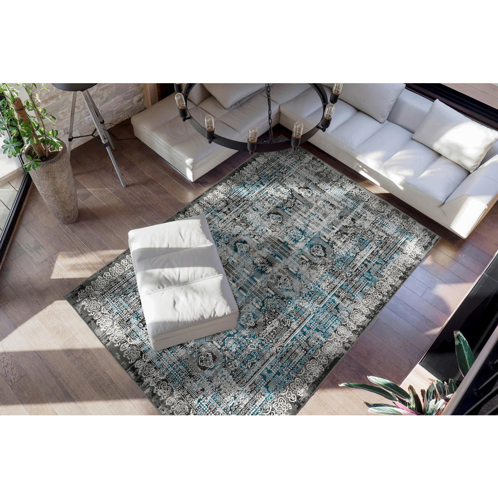 Thumbnail - 360Living Teppich Ariya blau B/L: ca. 160x230 cm