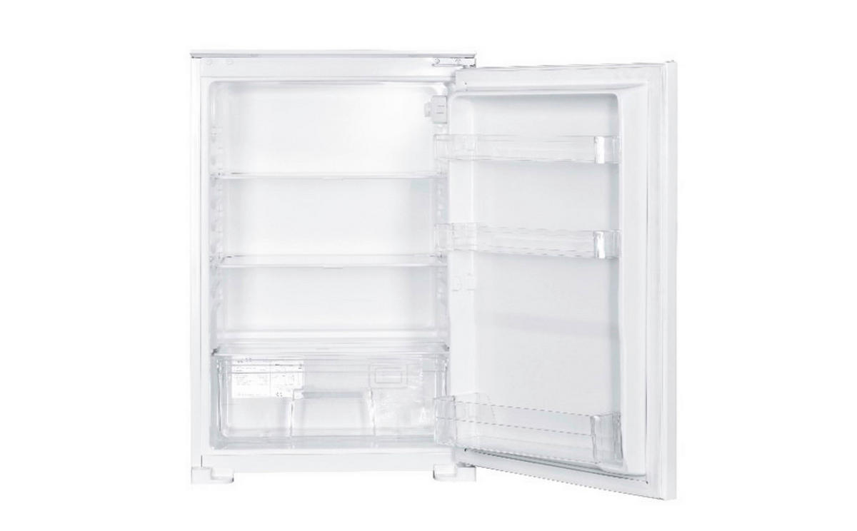 Mican Einbaukühlschrank EKHTTOG4SSE weiß B/H/T: ca. 54x89x54 cm EKHTTOG4SSE - weiß/glasklar (54,00/89,00/54,00cm) - Mican