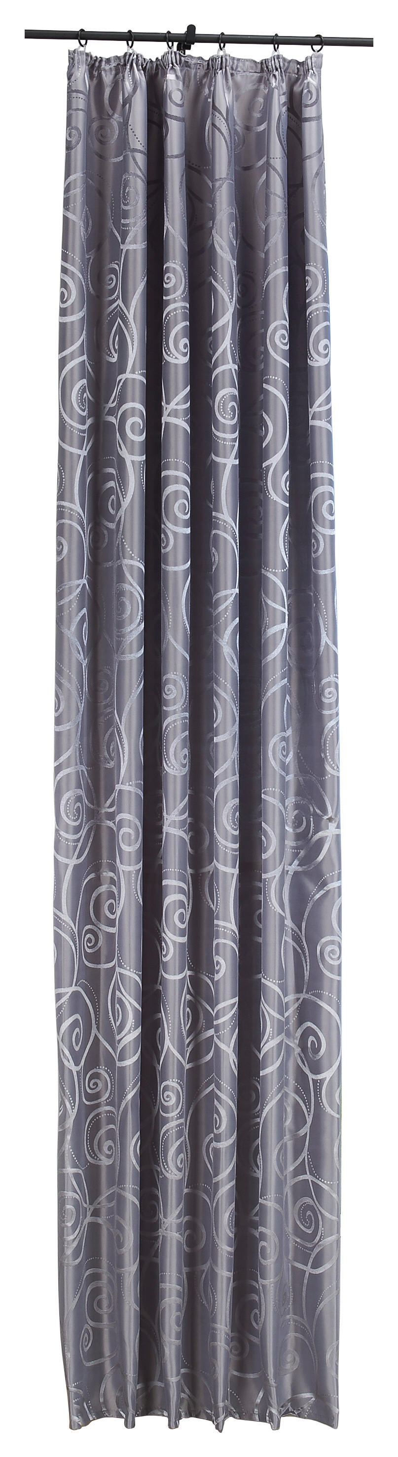 Thumbnail - silver edition Dekovorhang Triest silber B/H: ca. 140x245 cm