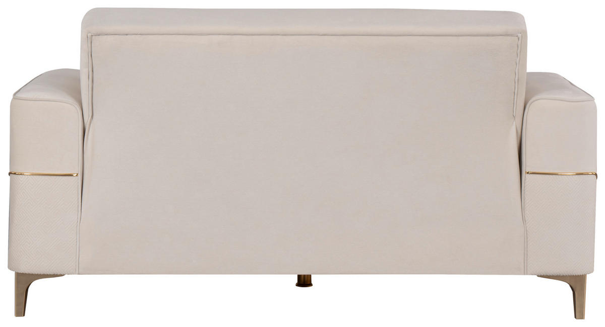 Sofa 3-2-1 Salda beige Microfaser Salda - gold/beige