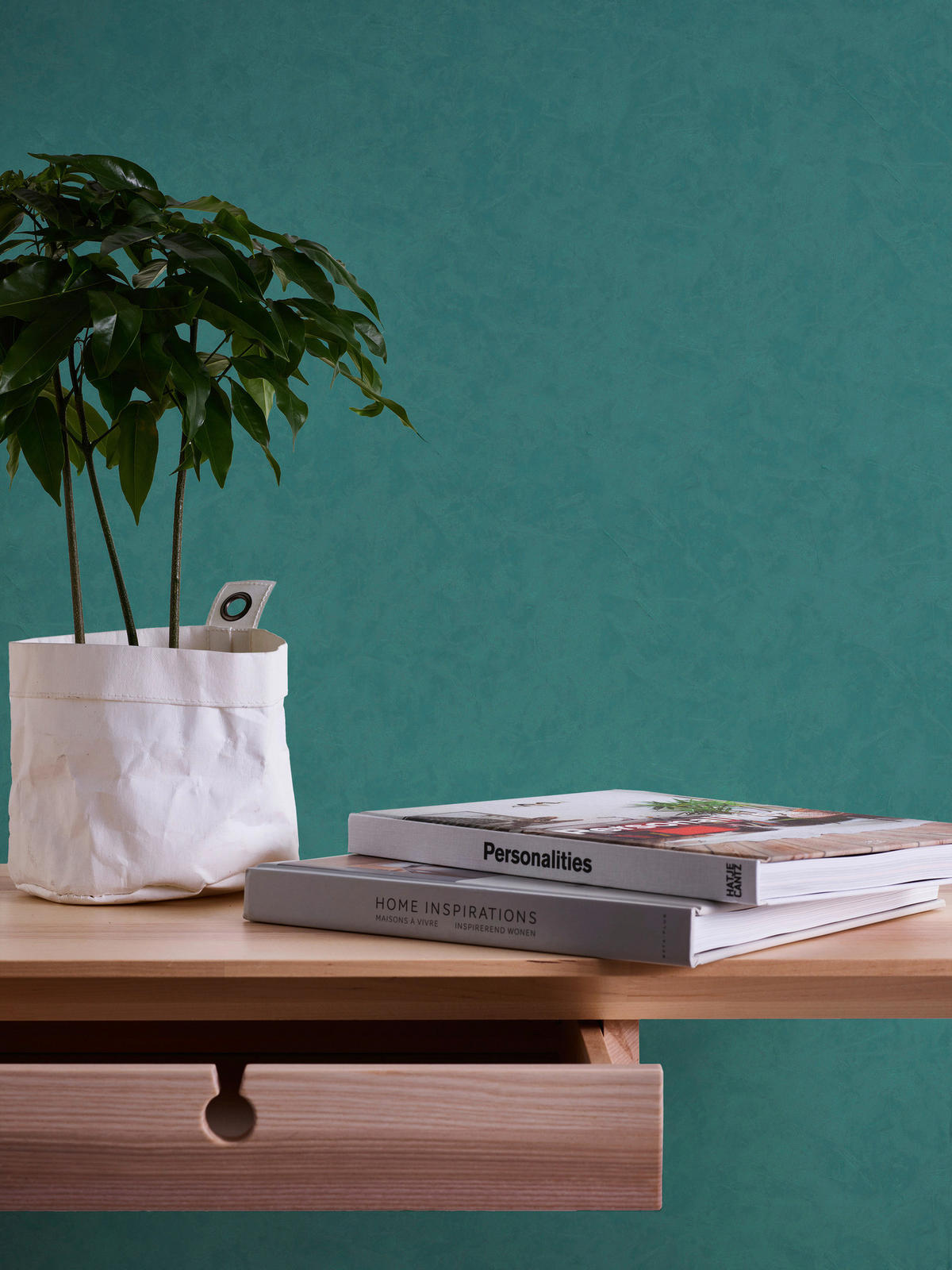 A.S.Creation Vliestapete New Life Uni petrol B/L: ca. 53x1005 cm New Life - petrol (53,00/1005,00cm) - A.S.Creation