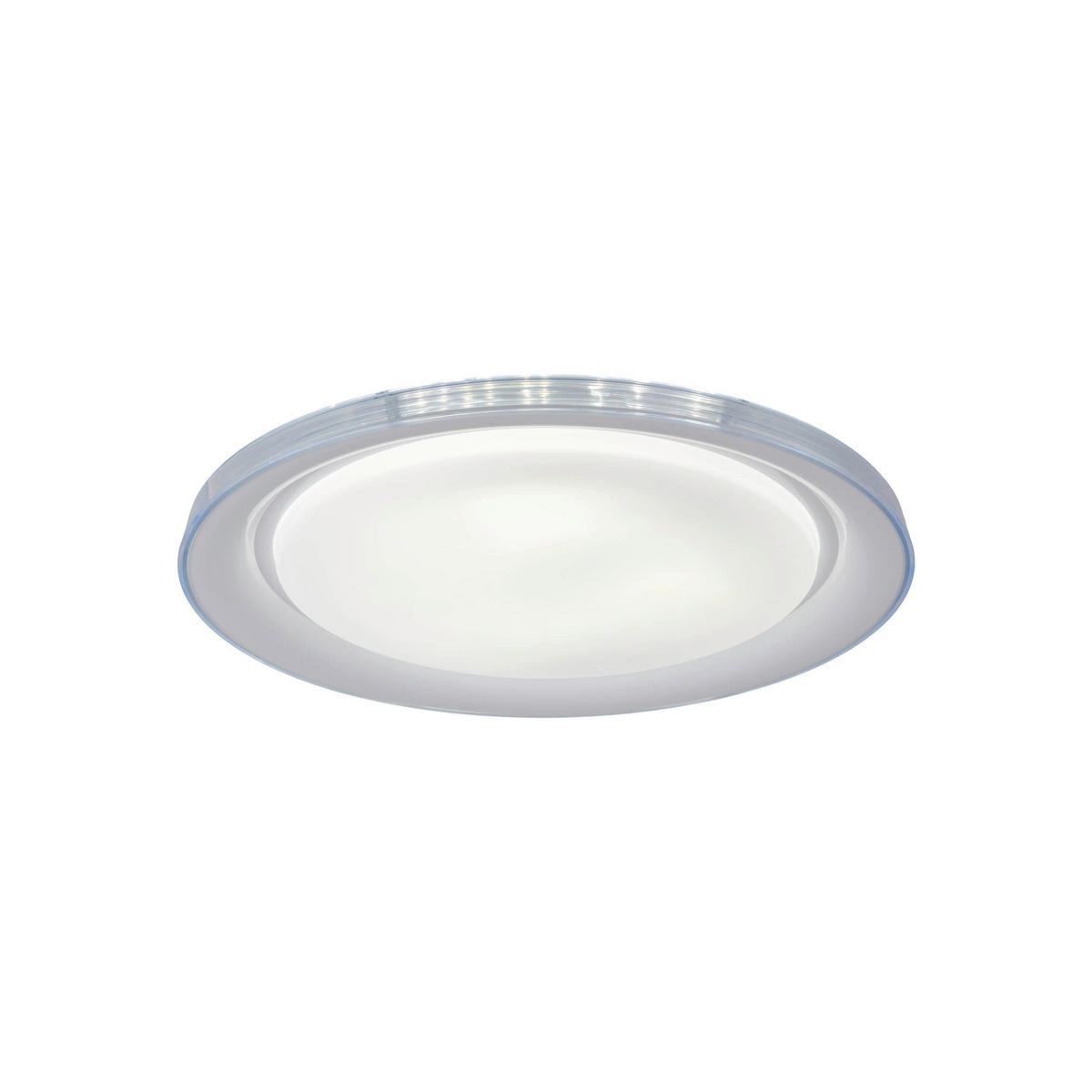 Näve Leuchten LED-Deckenleuchte weiß Metall Kunststoff B/H/T/D: ca. 50,5x7,5x50,5x50,5 cm CLAIRE - weiß (50,50/7,50/50,50cm) - Näve Leuchten