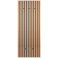 Wandgarderobe Grace Eiche Artisan Nachbildung schwarz B/H/T: ca. 50x125x7 cm Grace - Eiche/schwarz (50,00/125,00/7,00cm)