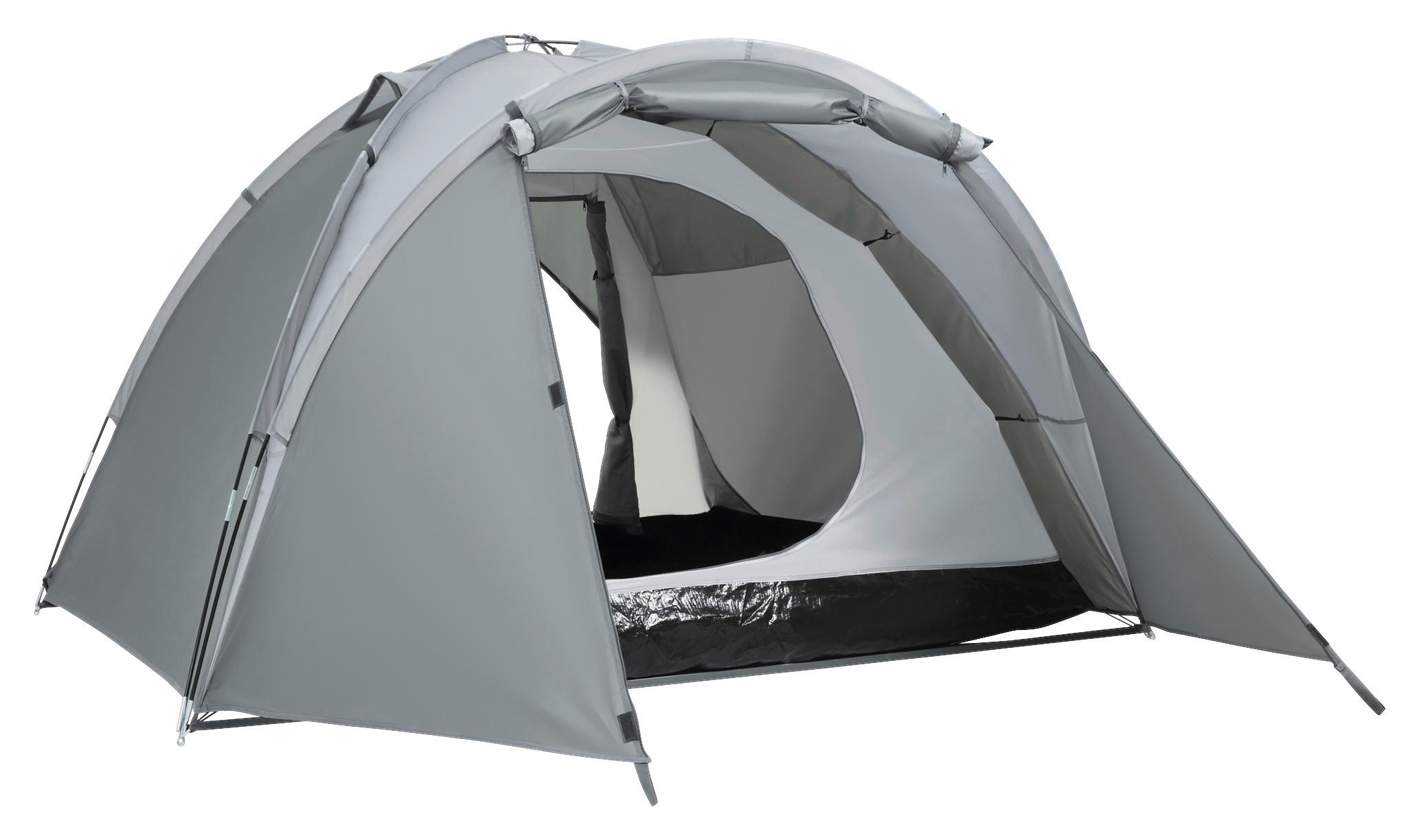 Outsunny Campingartikel B/H/L: ca. 220x350x145 cm Campingzelt - grau (145,00/220,00/350,00cm) - Outsunny