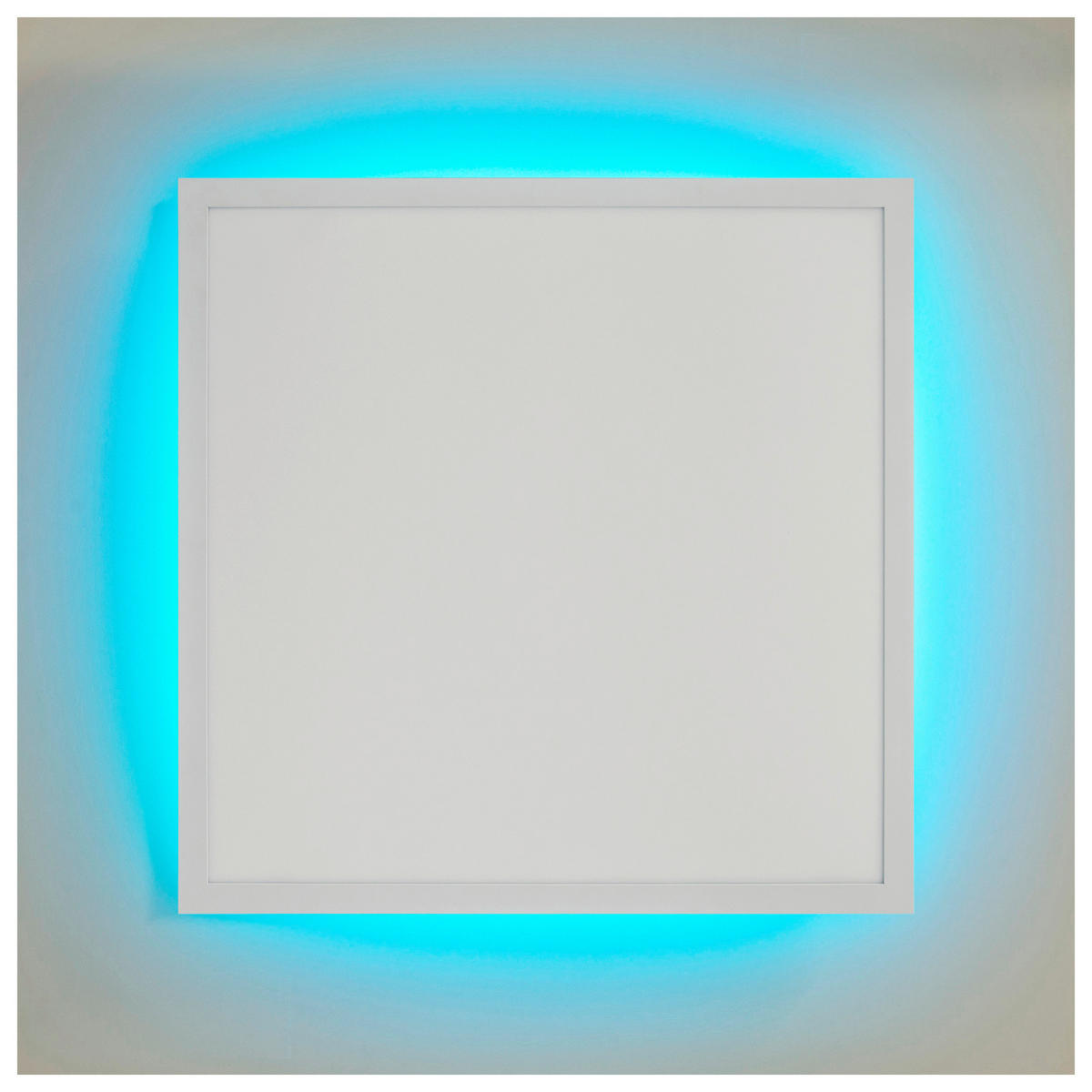 Näve Leuchten LED-Panel 1382161 multicolor Kunststoff Metall B/H/T: ca. 45x6x45 cm 2 Brennstellen LED Backlight Panel - multicolor (45,00/6,00/45,00cm) - Näve Leuchten