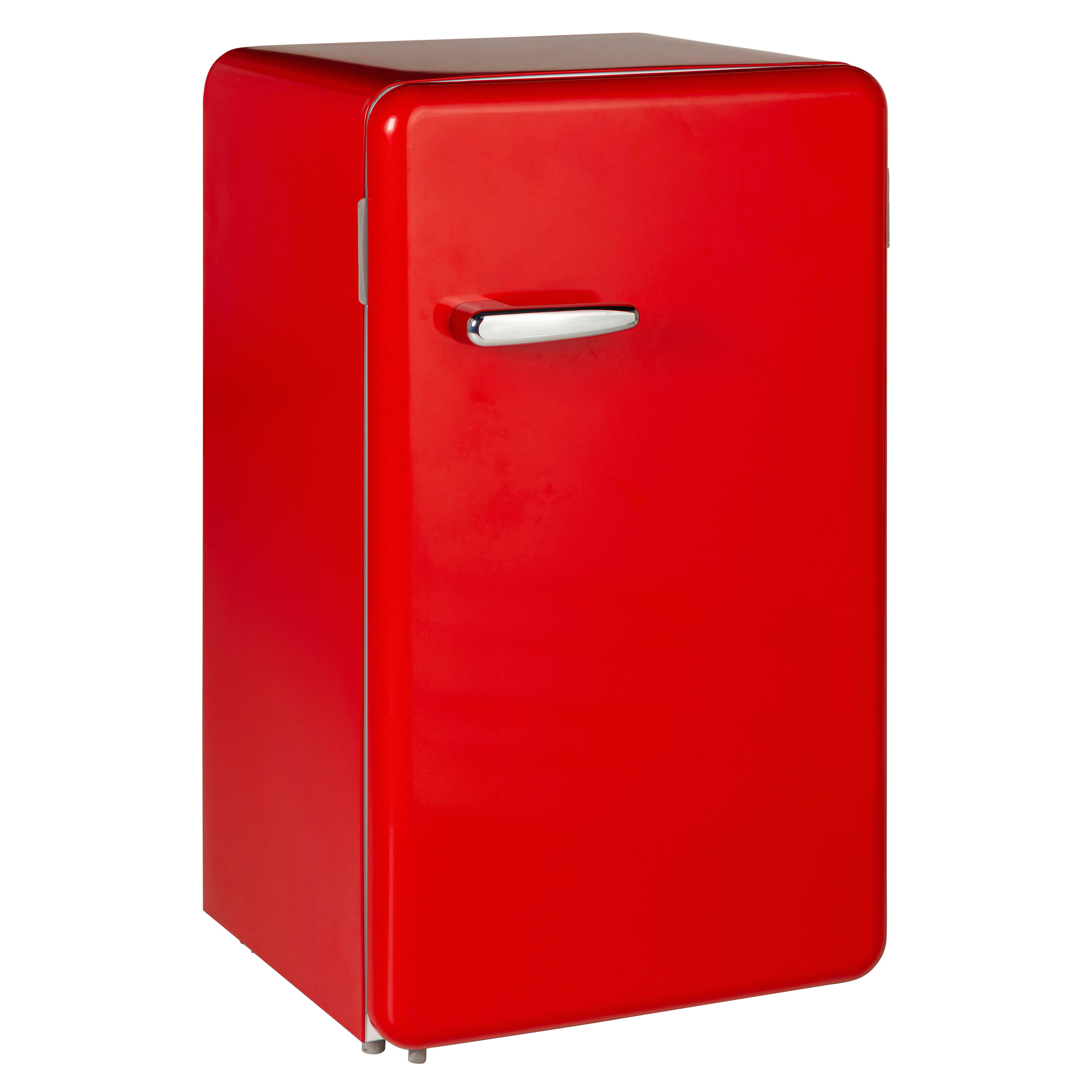 POCOline Stand-Kühlschrank KS84-93ESG rot B/H/T: ca. 49x84x46 cm Stand-Kühlschrank KS 84-93 ERG - rot (49,00/84,00/46,00cm) - POCOline
