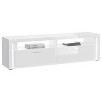 TV-Lowboard Skylight weiß weiß Hochglanz B/H/T: ca. 201x58x46 cm Skylight - weiß (201,00/58,00/46,00cm)