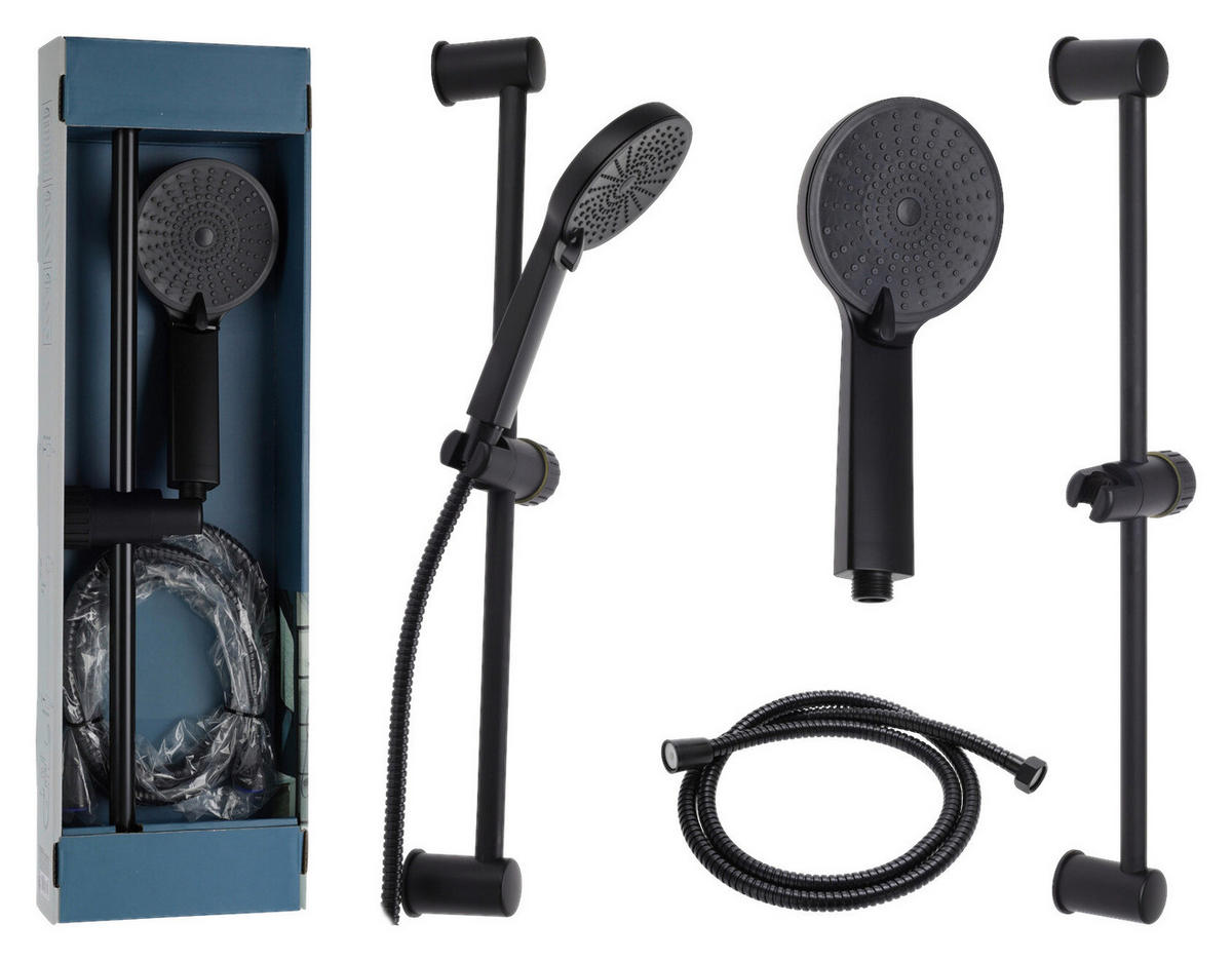 Handbrauseset schwarz Handbrauseset - schwarz