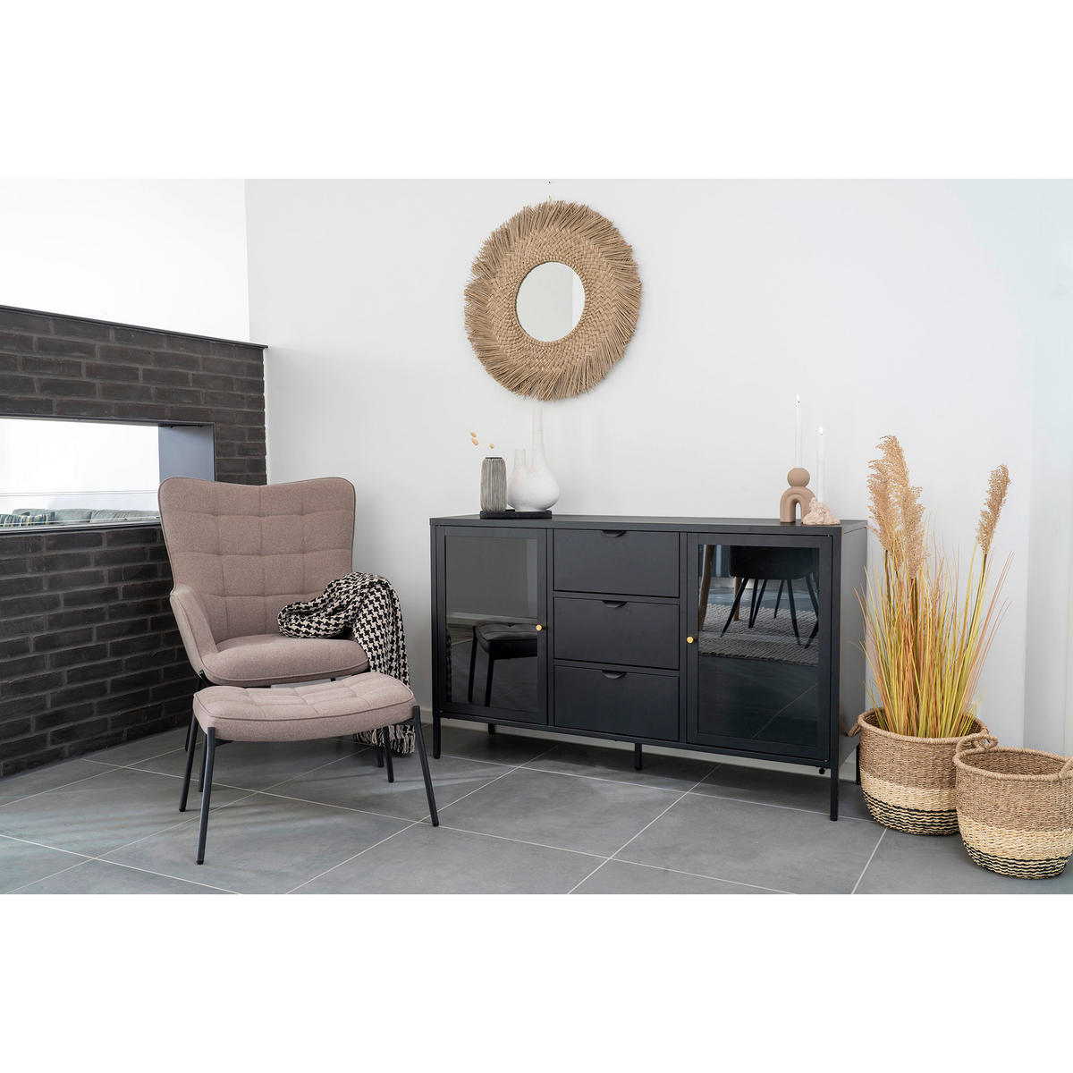Aufbewahrungskorb 2er Set Lima Lima - braun/natur