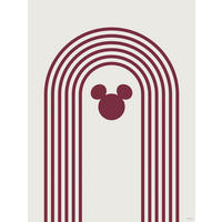 Komar Poster Minimal Mickey Disney B/L: ca. 30x40 cm Minimal Mickey - (30,00/40,00cm) - Komar