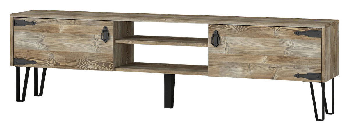 TV-Lowboard Costa Eiche Nachbildung B/H/T: ca. 180x49x29,5 cm Costa - Eiche (180,00/49,00/29,50cm) - moebel17