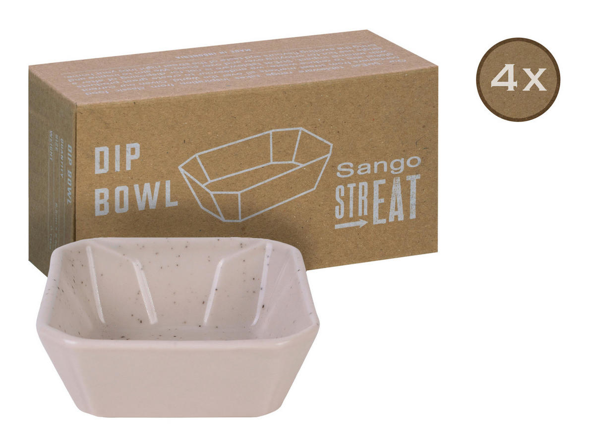 CreaTable Servierset Streat Dip Bowl creme Steinzeug Streat Dip Bowl - creme - CreaTable