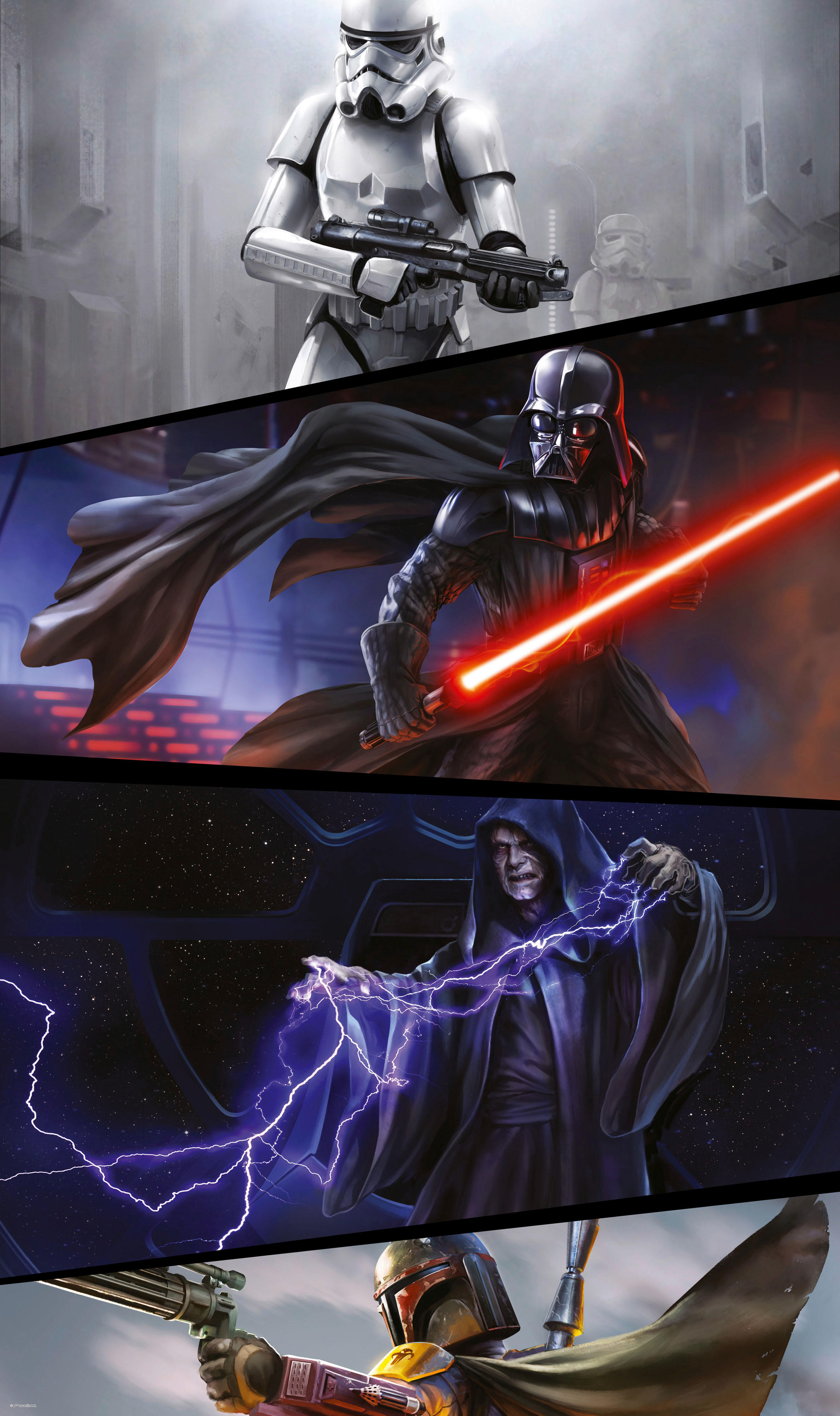 Komar Fototapete Star Wars Moments Imperials B/L: ca. 120x200 cm Star Wars Moments Imperials - (120,00/200,00cm) - Komar