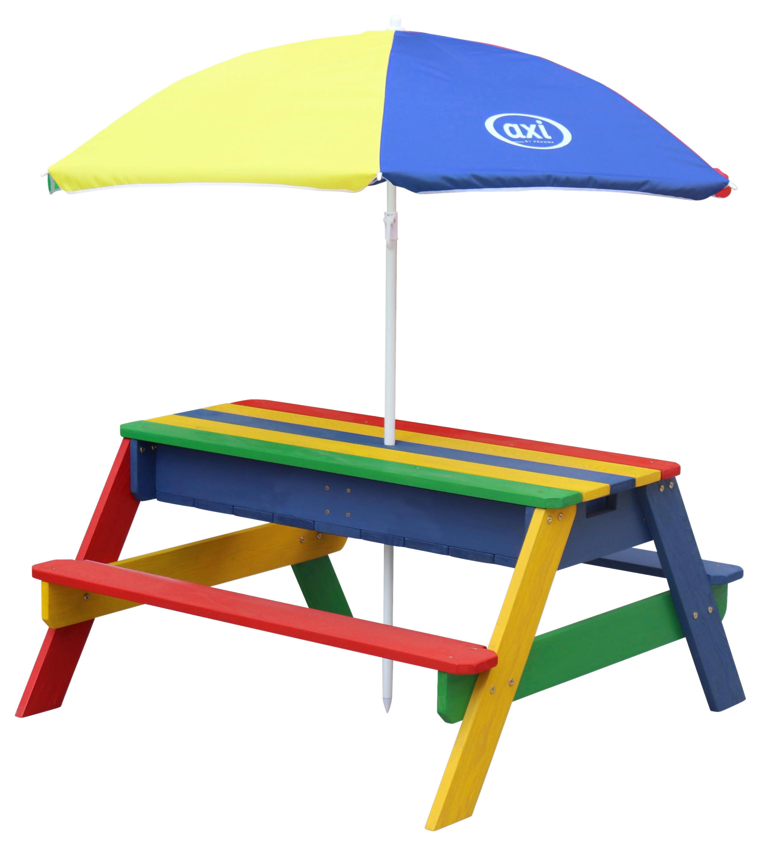 AXI Sand & Wassertisch Nick bunt B/H/L: ca. 98x49x95 cm Nick - bunt (95,00/98,00/49,00cm) - AXI