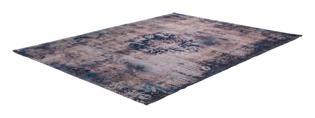 360Living Teppich Vintage blau B/L: ca. 140x200 cm günstig online kaufen