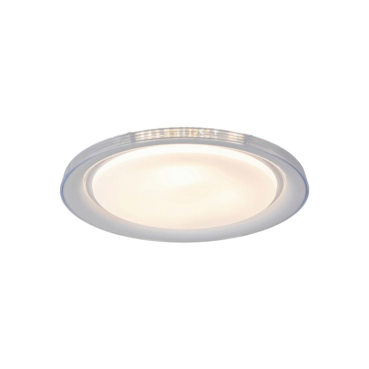 Näve Leuchten LED-Deckenleuchte weiß Metall Kunststoff B/H/T/D: ca. 50,5x7,5x50,5x50,5 cm CLAIRE - weiß (50,50/7,50/50,50cm) - Näve Leuchten