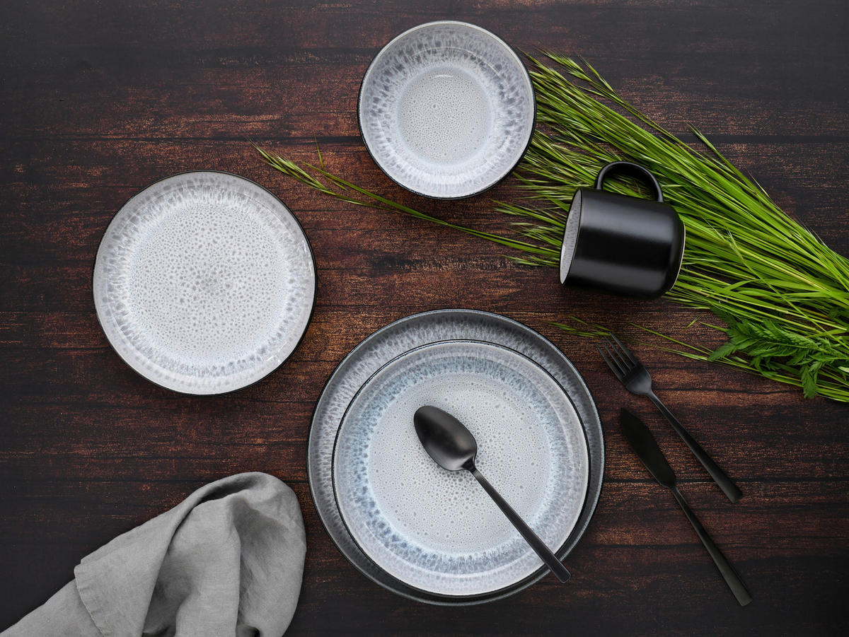 CreaTable Kombiservice Nordic Fjord Frost Nordic Fjord Frost - grau - CreaTable