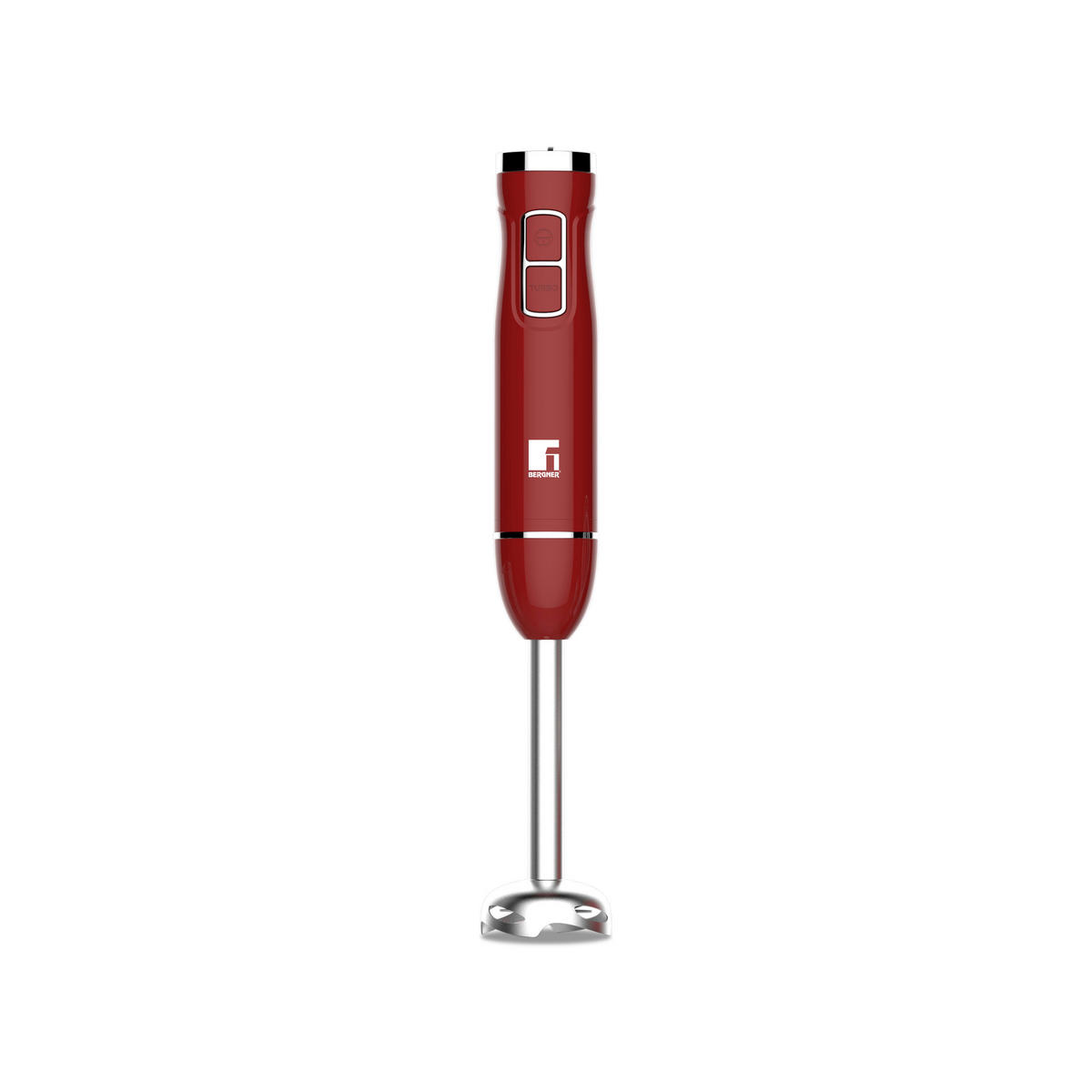 BERGNER Stabmixer-Set rot braun Edelstahl B/H/L: ca. 14,2x23x24,2 cm MAROON - braun/rot (24,20/14,20/23,00cm) - BERGNER