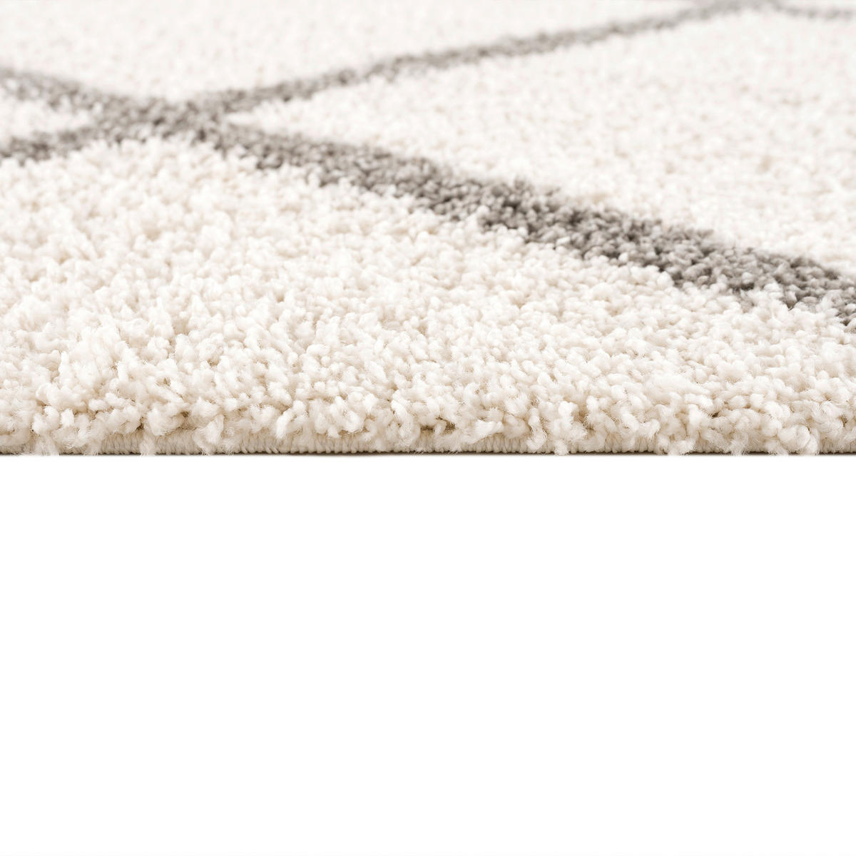 Sanat Hochflorteppich MADRID creme B/L: ca. 140x200 cm MADRID - creme (140,00/200,00cm) - Sanat