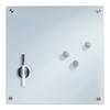Zeller Memoboard Memoboard - weiß (40,00/40,00/1,60cm) - Zeller