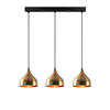 Opviq Pendelleuchte Tattoo bronze Metall B/H/T/L/D: ca. 18x114x18x68x18 cm E27 3 Brennstellen Tattoo - bronze (68,00/18,00/114,00cm) - Opviq