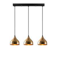Opviq Pendelleuchte Tattoo bronze Metall B/H/T/L/D: ca. 18x114x18x68x18 cm E27 3 Brennstellen Tattoo - bronze (68,00/18,00/114,00cm) - Opviq