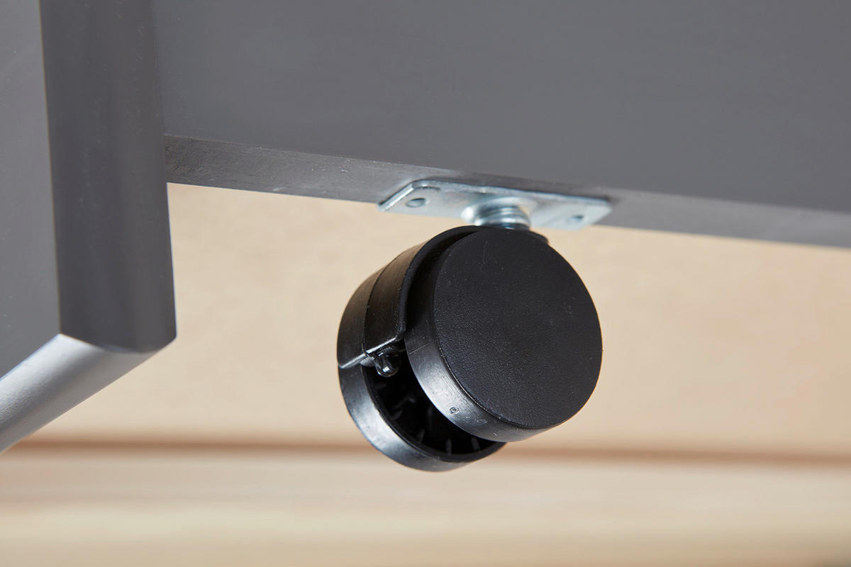 Funktionsbett Malte grau Liegefläche B/L: ca. 90x200 cm Malte - grau (208,00/97,00/62,00cm) - Inter Link