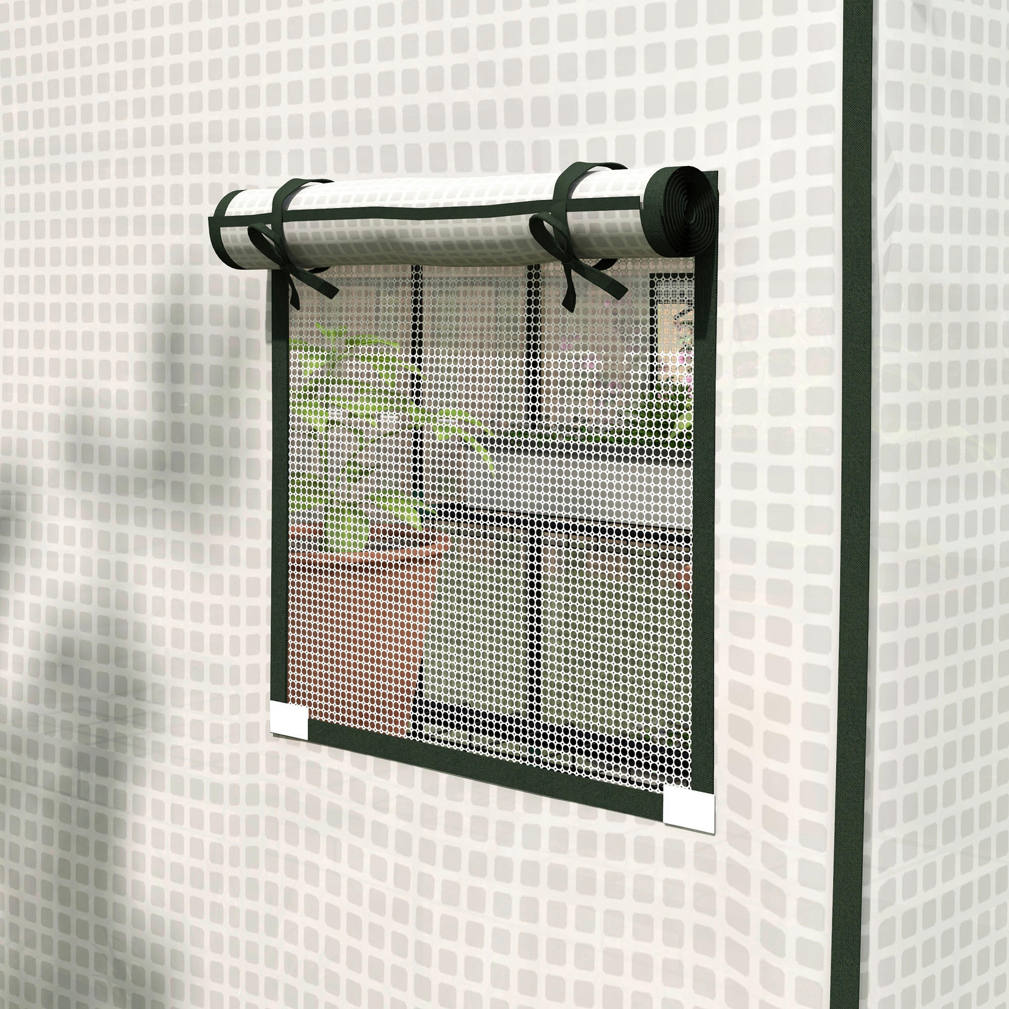 Outsunny Ersatzfolie B/H/L: ca. 143x190x140 cm Ersatzfolie - weiß (140,00/143,00/190,00cm) - Outsunny