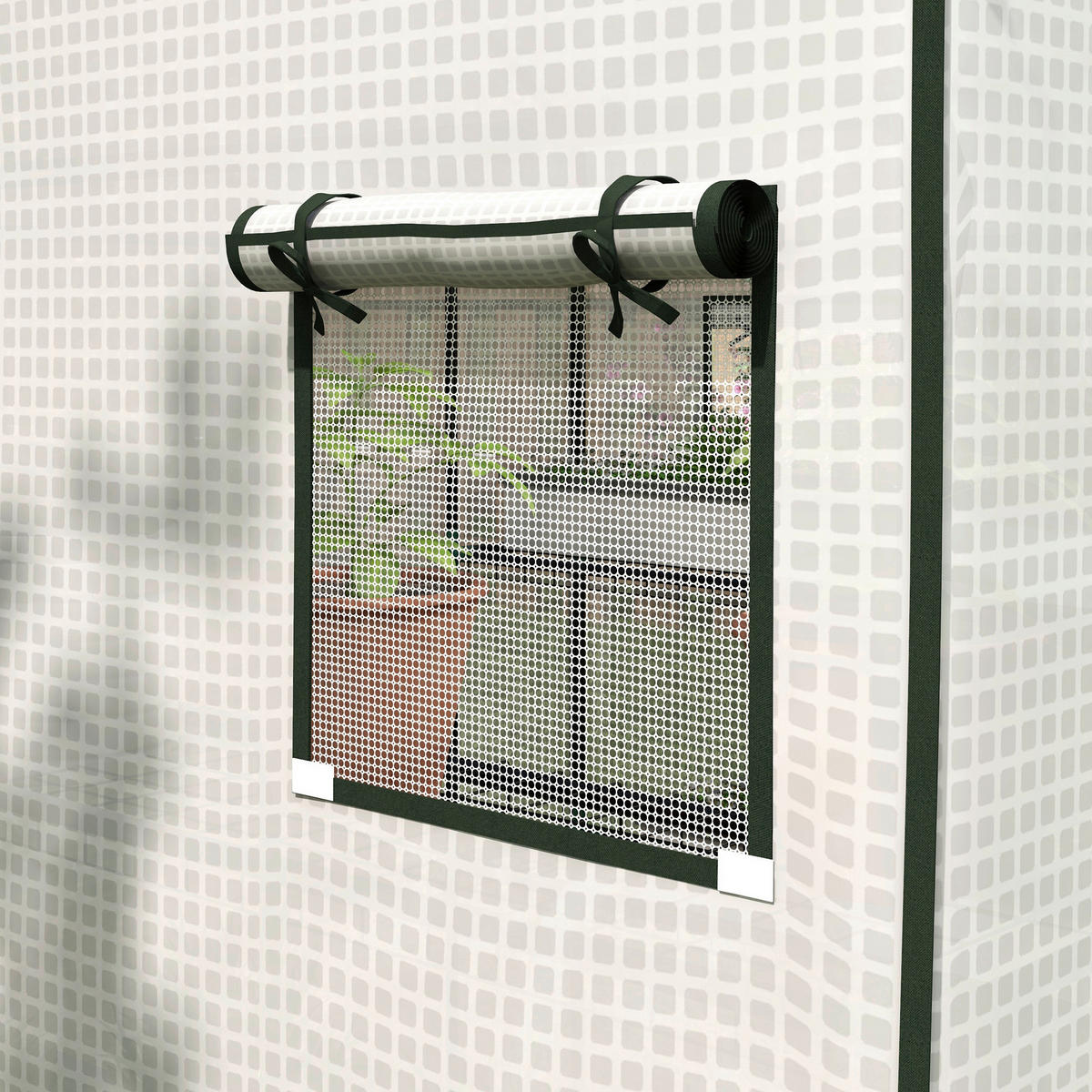 Outsunny Ersatzfolie B/H/L: ca. 143x190x140 cm Ersatzfolie - weiß (140,00/143,00/190,00cm) - Outsunny