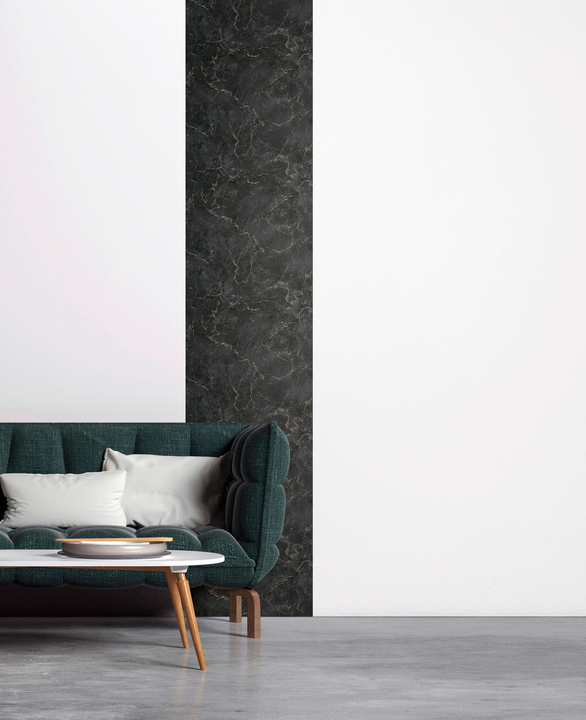 A.S.Creation Tapete gold schwarz B/H/D: ca. 52x250x7,5 cm Tapete_selbstklebend - gold/schwarz (7,50/250,00cm) - A.S.Creation