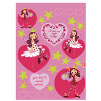Komar Wandtattoo Fairy  Fairy B/L: ca. 50x70 cm Fairy - (50,00/70,00cm) - Komar