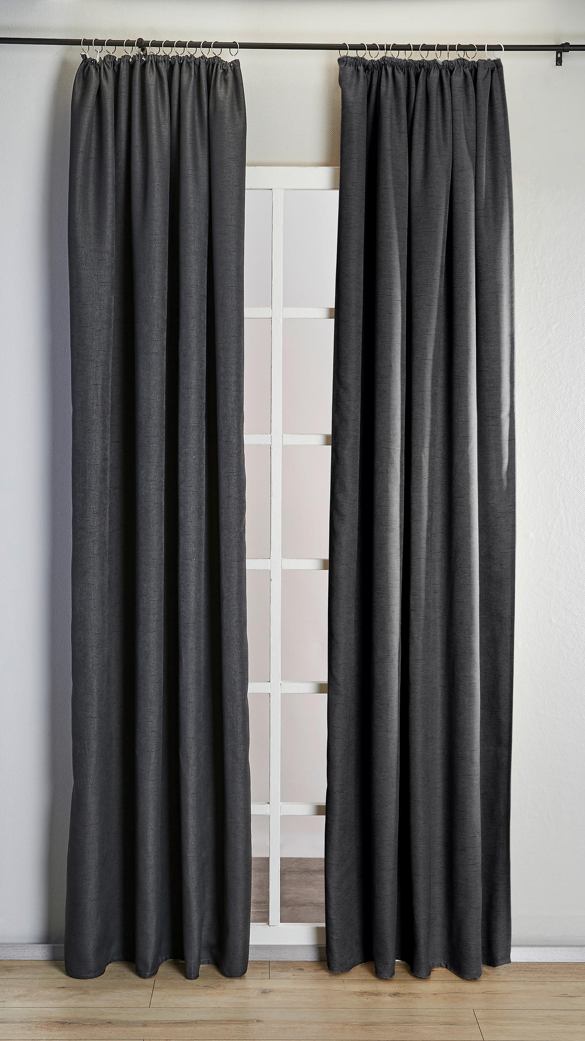 silver edition Verdunklungsvorhang Henry anthrazit B/L: ca. 135x245 cm Henry - anthrazit (135,00/245,00cm) - silver edition