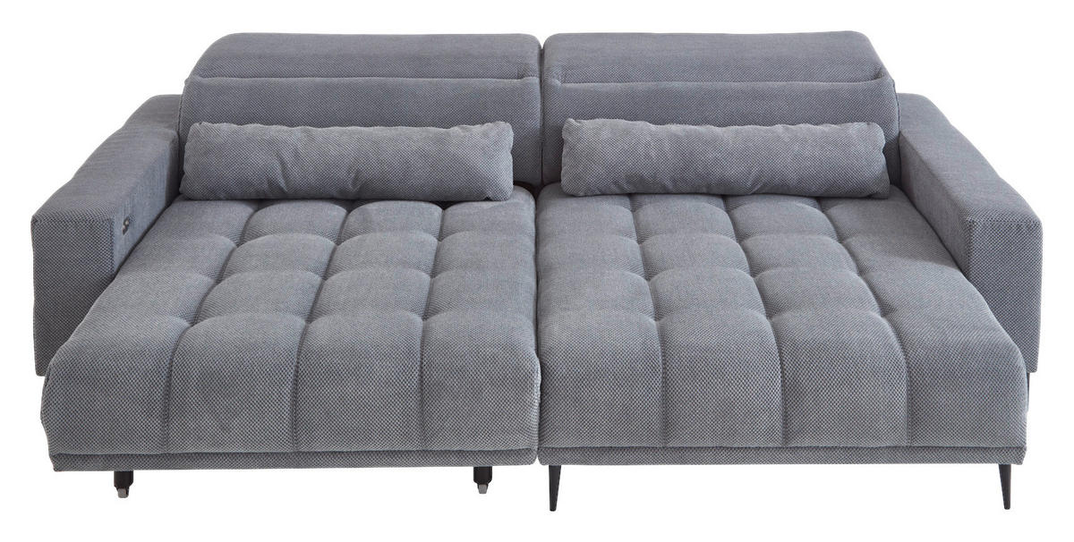 Funktionsecke Lana grau Microfaser B/H/T: ca. 284x108x169 cm Lana - schwarz/grau (284,00/108,00/169,00cm)