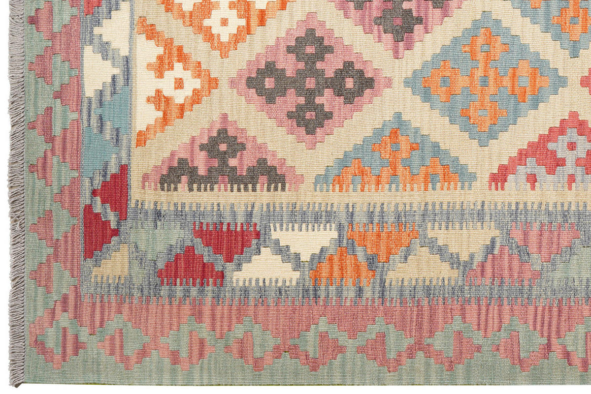 PersaTepp Teppich Kelim Gashgai grau B/H/L: ca. 180x1x263 cm Kelim Gashgai - beige/grau (263,00/180,00/1,00cm) - PersaTepp