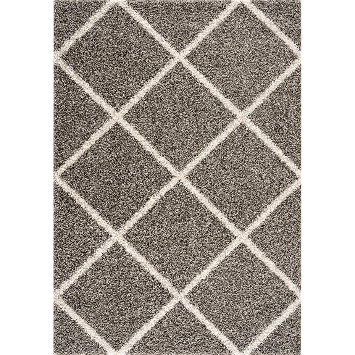 Sanat Hochflorteppich MADRID hellgrau B/L: ca. 120x170 cm MADRID - hellgrau (120,00/170,00cm) - Sanat