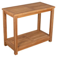 deVries Gartenregal Woodie natur Teakholz B/H/L: ca. 45x75x90 cm Woodie - natur (90,00/45,00/75,00cm) - deVries
