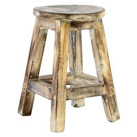 VCM Gartenhocker rustikal Holz H/D: ca. 40x25 cm Gartenhocker - rustikal (25,00/40,00cm) - VCM