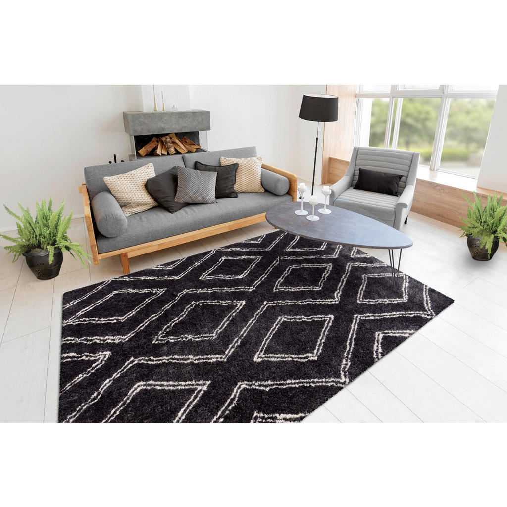 Thumbnail - 360Living Teppich anthrazit B/L: ca. 200x290 cm