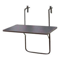 Alco Tisch anthrazit Kunststoff B/H/L: ca. 40x50x60 cm Balkonhängetisch - anthrazit (60,00/40,00/50,00cm) - Alco