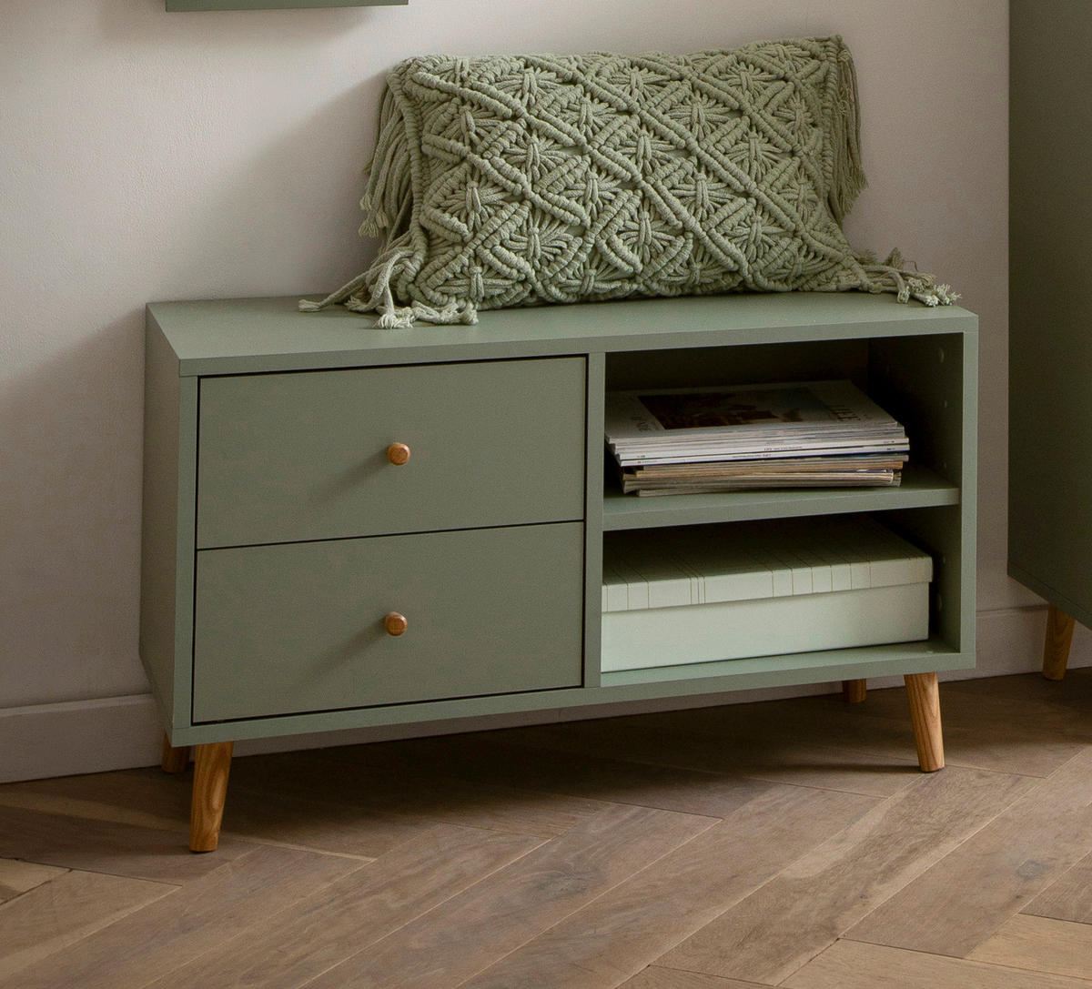Bank Bjarne Pistazie B/H/T: ca. 78,9x46,5x33 cm Bjarne - Pistazie (78,90/46,50/33,00cm) - Schildmeyer